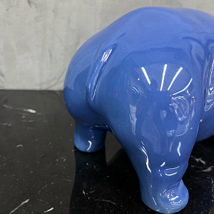 Фигурка Hippo mini turhese  итальянская керамика Adriani&Rossi