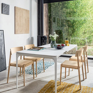 Стол обеденный раскладной SILHOUETTE. Calligaris.