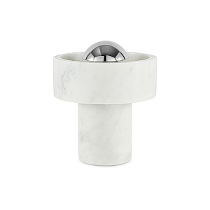 Настольная лампа Tom Dixon Stone Stone Portable Silver STPO01SSUN