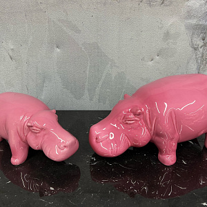 Фигурка Hippo Small Fuxia Q439/M FU Adriani&Rossi
