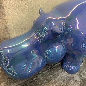 Предмет декора Hippo Big turchese   Adriani Rossi