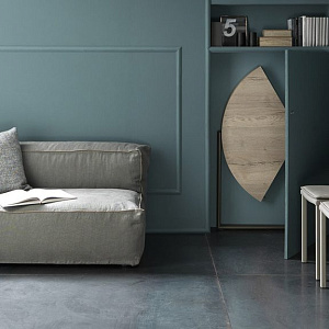 Итальянский обеденный Стол-трансформер Icaro складной  до плоского состояния для уборки в шкаф