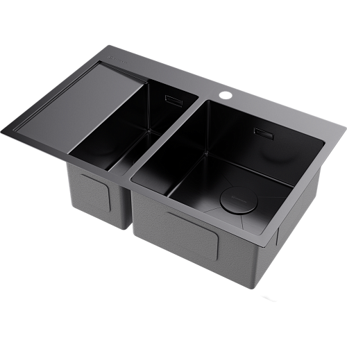  Мойка Omoikiri Akisame 78-2-R-GM , фото № 1