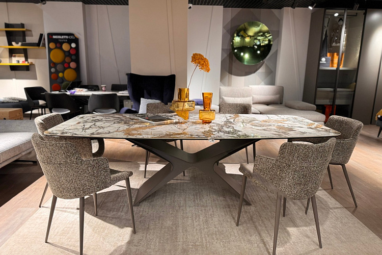  Итальянский обеденный стол SEDIT - BALTIK, керамика премиум , фото № 1