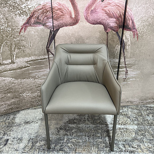 Полукресло итальянское KIRA  Eforma полностью в натуральной коже