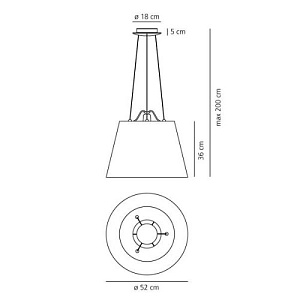 Абажур Artemide Tolomeo Mega 0780060A