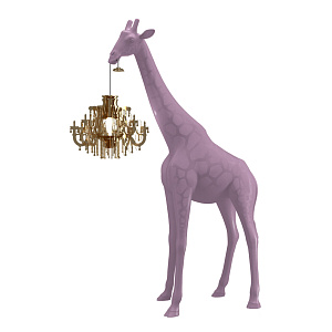 Торшер Qeeboo Giraffe In Love XS Dusty Rose