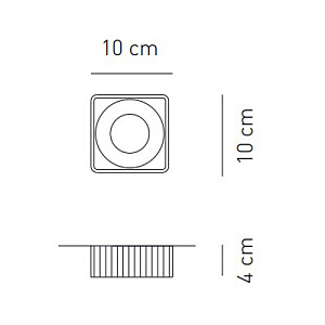 Встраиваемый светильник Axo Light Clavius FA CLAVIUS White FACLAVIUBCTR12V