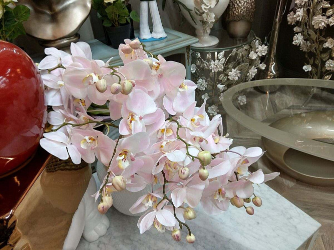  Цветок искусственный Orchidea. L134X6 гартензия , фото № 1