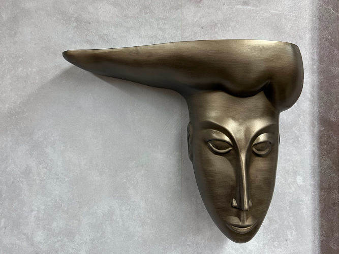  Полка настенная Lefty Golden Black итальянская керамика Adriani&Rossi , фото № 1