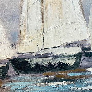 Картина Vele al mattino 150×110