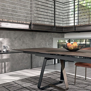 Стол обеденный раскладной SUNSHINE CS4128-. Calligaris.
Итальянский стол с керамической столешницей
