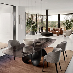 Итальянский Стол обеденный фиксированный Seashell CS4141-FB 250. Calligaris.