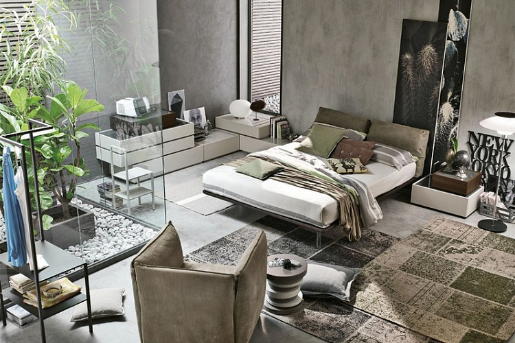  Итальянская деревянная кровать PIUMA , фото № 1