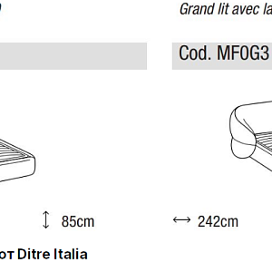 Кровать CLIP 180 от Ditre Italia