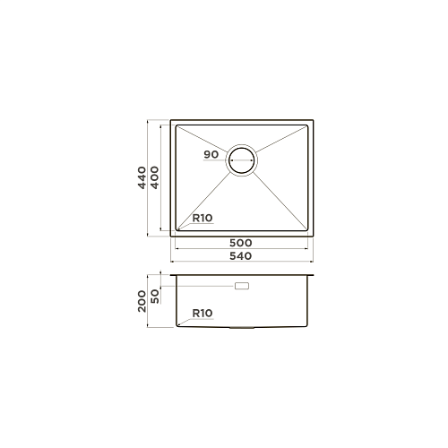  Мойка Omoikiri Taki 54-U/IF-IN , фото № 2