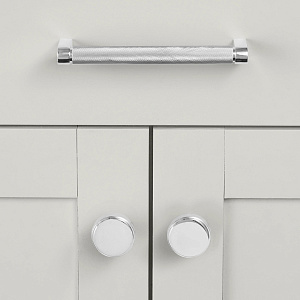 Ручка-скоба Restoration Hardware Lambeth Knurled Lambeth Knurled L.15.2 Polished Chrome 24170017 CHR