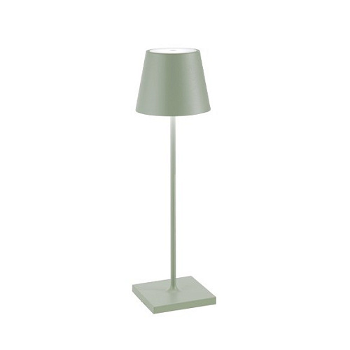  Настольная лампа Zafferano Poldina Poldina Sage green LD0340G3 , фото № 1