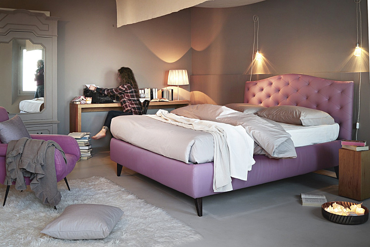  Кровать Lyle Capitonnè H17 , фото № 1