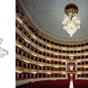 Подвесной светильник LASVIT La Scala Small clear