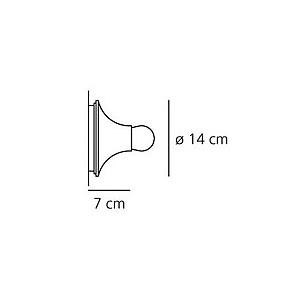 Настенный/Потолочный светильник Artemide Teti Teti White A048120