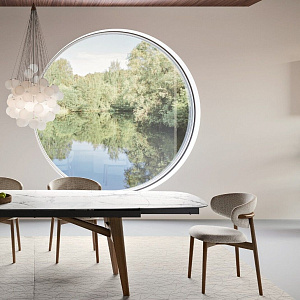 Итальянский Стол обеденный раскладной Abrey. Calligaris.