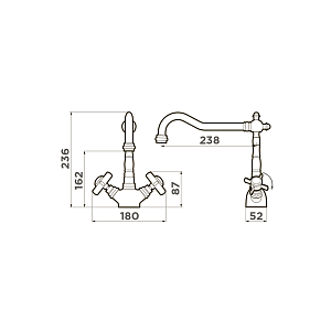 Смеситель Omoikiri Tokigawa-C