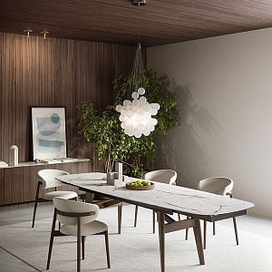 Итальянский Стол обеденный раскладной Abrey. Calligaris.