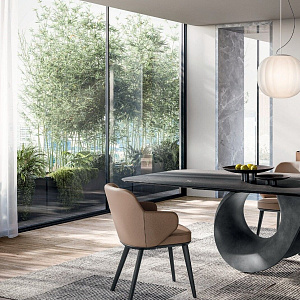 Итальянский Стол обеденный фиксированный Seashell CS4141-FB 250. Calligaris.