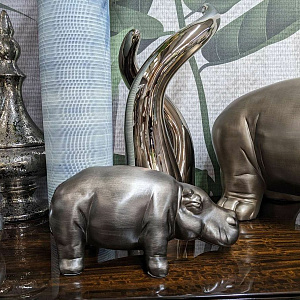 Предмет декора Hippo Small Golden Black   Adriani&Rossi