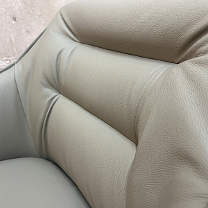 Полукресло итальянское KIRA  Eforma полностью в натуральной коже