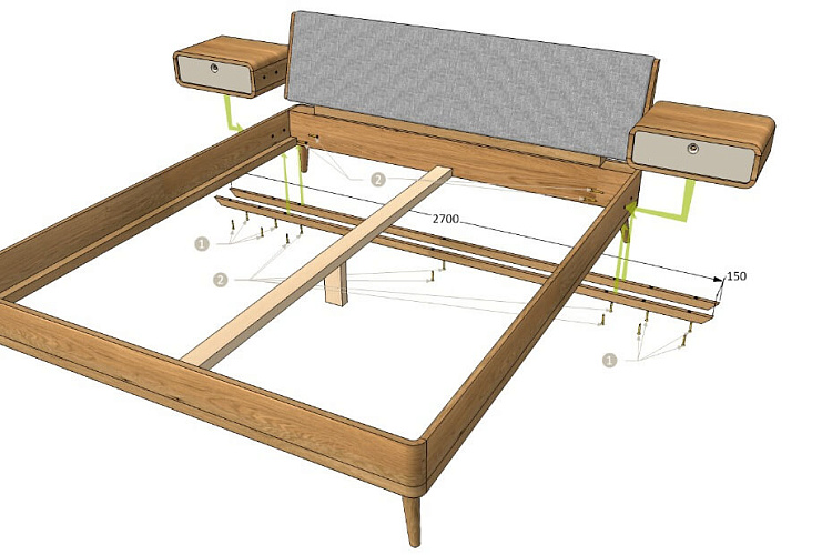  Кровать TERRA , фото № 19