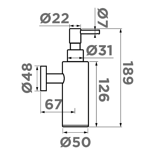  Дозатор Omoikiri OM-07-LG , фото № 2