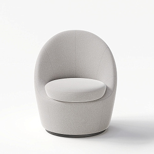 Кресло поворотное ISOLA cream/marengo