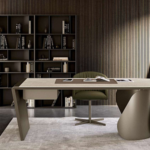 Итальянский Стол письменный Onda DESK top ceramica. Eforma.