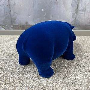 Скульптура Hippo Mini Blu Q451/10 PE  Adriani&Rossi Италия