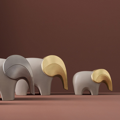  Фигурка слона Bra Big Sand/Placcato oro , фото № 2