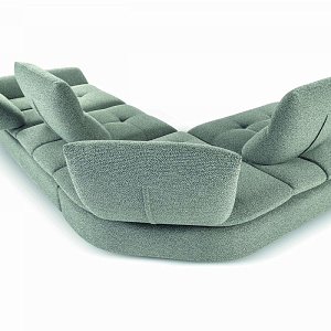 Диван угловой итальянский  Alba Calia Italia Италия с переставной спинкой и регулируемый