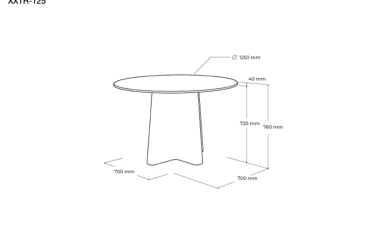  Стол XX круглый , фото № 12