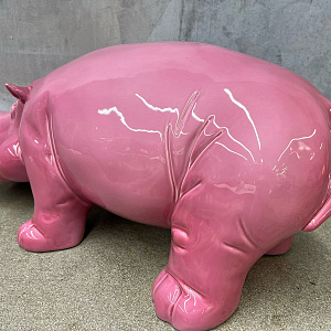 Фигурка Бегемот Hippo Big fuxia