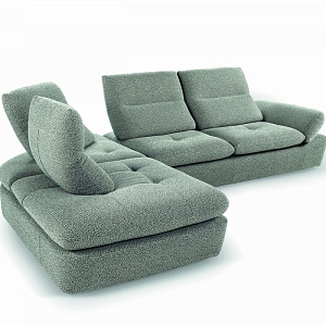 Диван угловой итальянский  Alba Calia Italia Италия с переставной спинкой и регулируемый