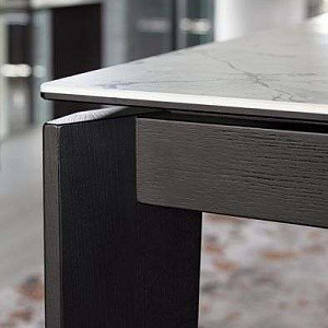 Итальянский Стол обеденный раскладной ALPHA CS4120-R 160. Calligaris.