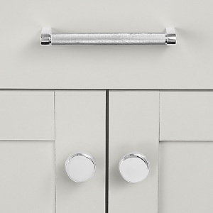 Ручка-скоба Restoration Hardware Lambeth Knurled Lambeth Knurled L.60.9 Polished Chrome 10014751 CHR