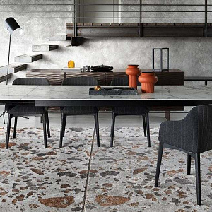 Итальянский Стол обеденный раскладной ALPHA CS4120-R 160. Calligaris.