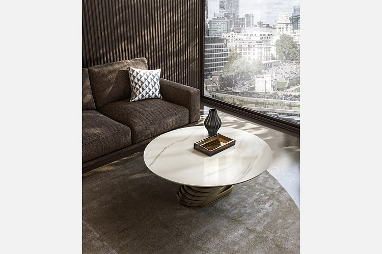  Стол журнальный ROTOLO LOW_ceramic top , фото № 1