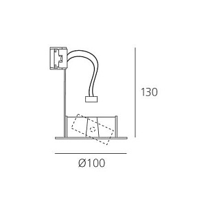 Встраиваемый светильник Artemide Toplite M042500