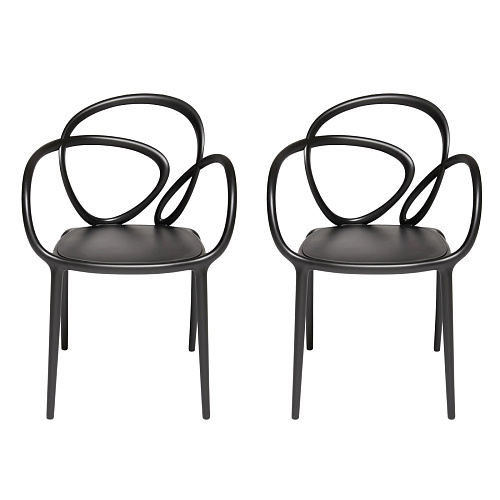  Стул Qeeboo Loop With Cushion - Set of 2 , фото № 1
