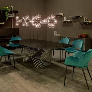 Стол итальянский  фиксированный Tenso. Tonin Casa. Стол с керамической столешницей.