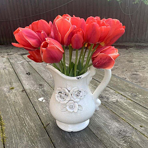 Кувшин 3 rose media белый стиль shabby chic
