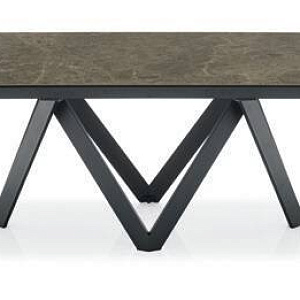 Стол обеденный итальянский фиксированный CARTESIO Calligaris с керамической столешницей